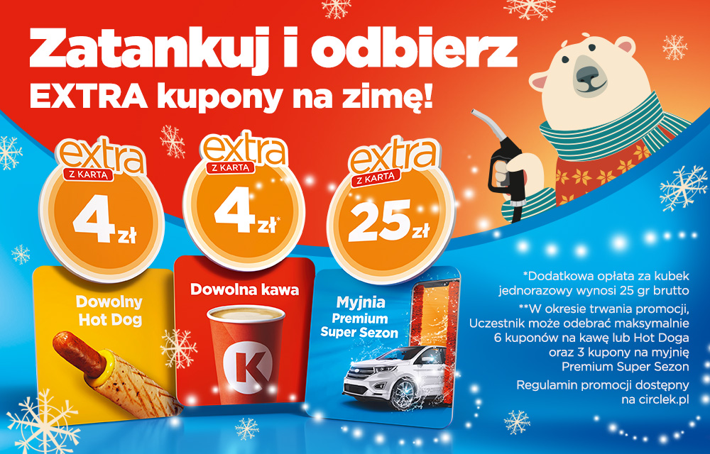 Winter Promo na Circle K EXTRA kupony