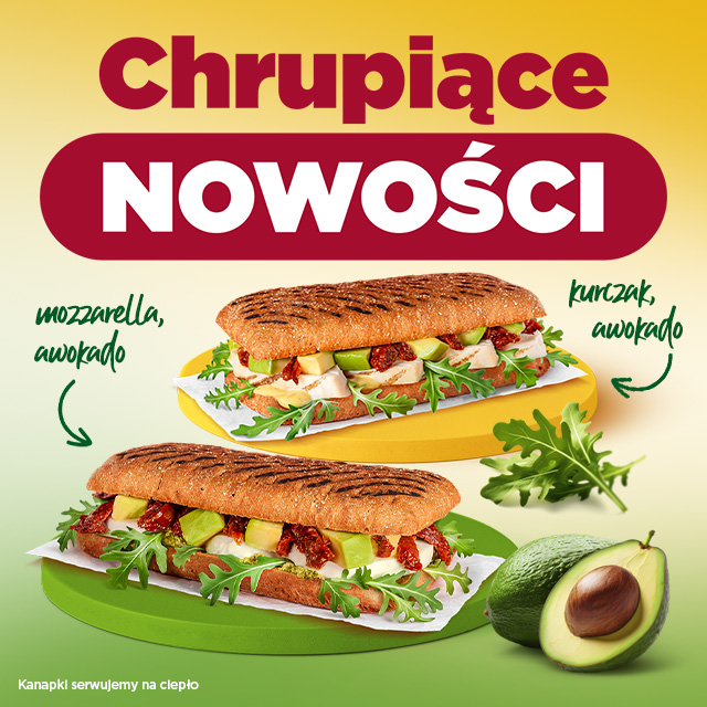 Chrupiące nowości - kanapki na Circle K