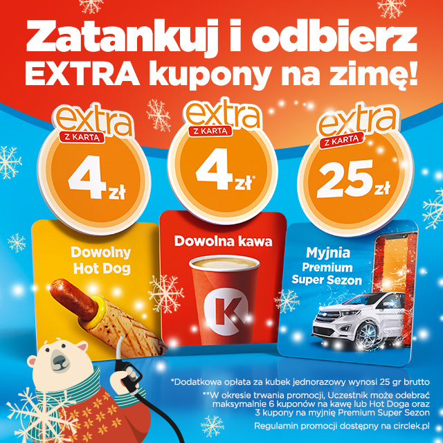 Winter Promo Circle K - EXTRA Kupony