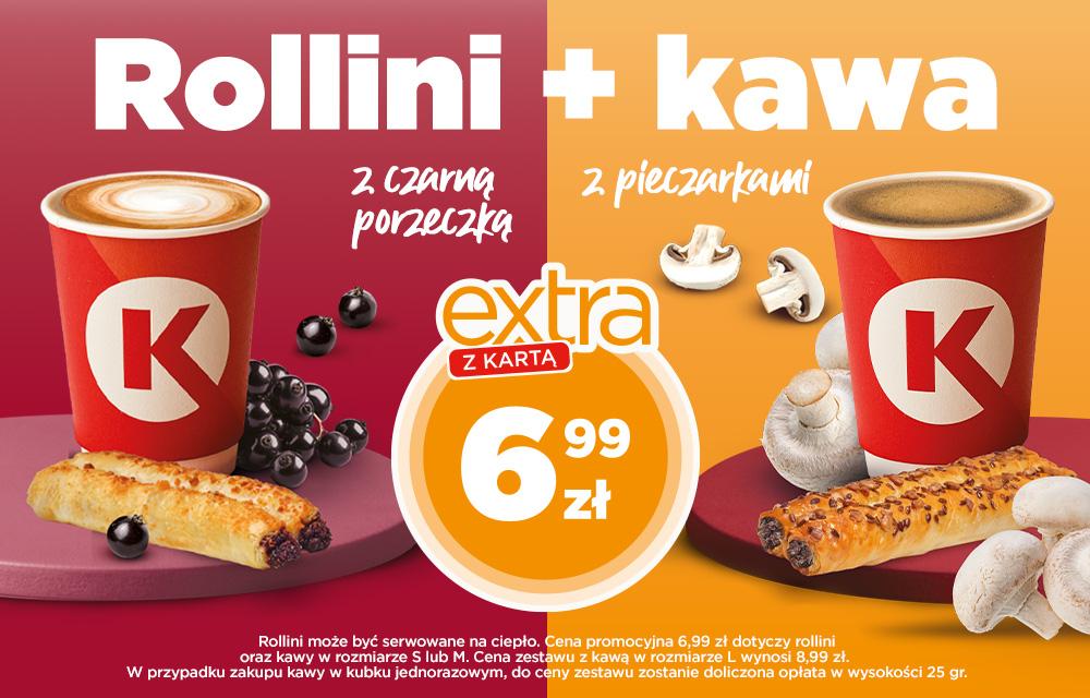 Rollini + kawa Circle K - zestaw na każdą porę